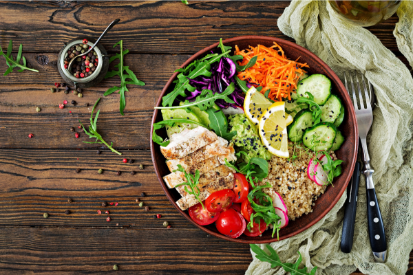 This Buddha Bowl is gluten-free, dairy-free, and packed with antioxidants!